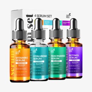Vitamin C Serum Skin Care 4-Piece Set